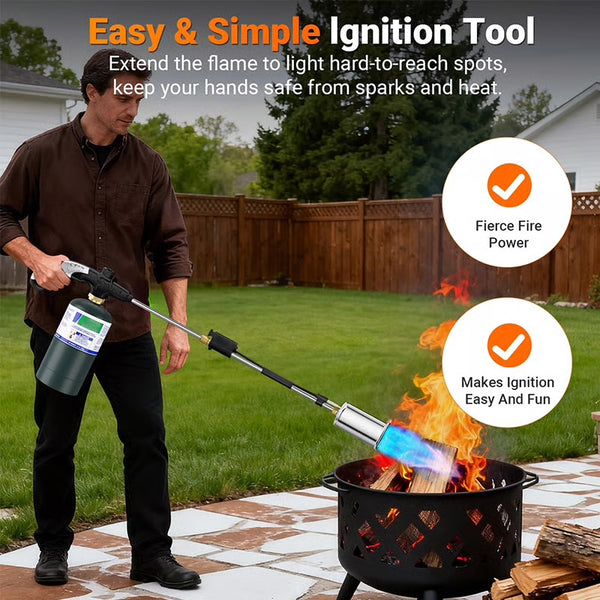 Sakerplus® Professional Propane Weed Torch Burner