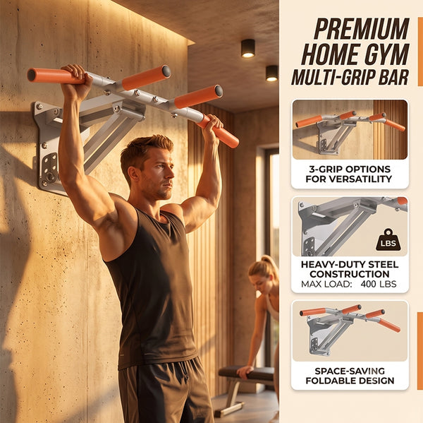 Sakerplus® Foldable Wall Mounted Pull Up Bar