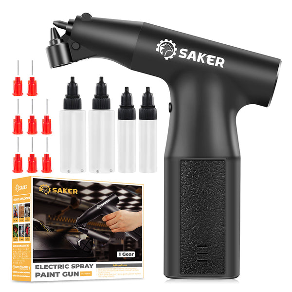 Herramienta versátil para pintar en automoción y bricolaje: pistola de pintura en aerosol eléctrica SAKER®