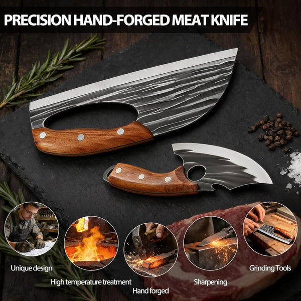 Sakerplus® Sharp Outdoor Meat Cleaver Knife
