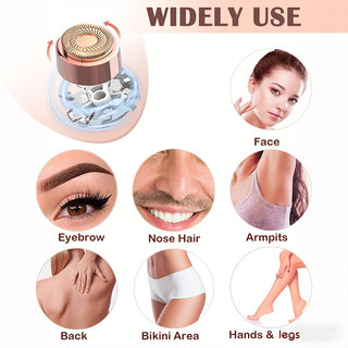 Recortadora y depiladora facial portátil Sakerplus®