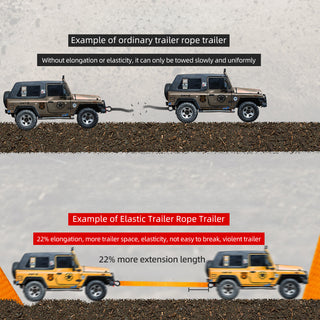 Sakerplus Heavy Duty Kinetic Recovery Strap