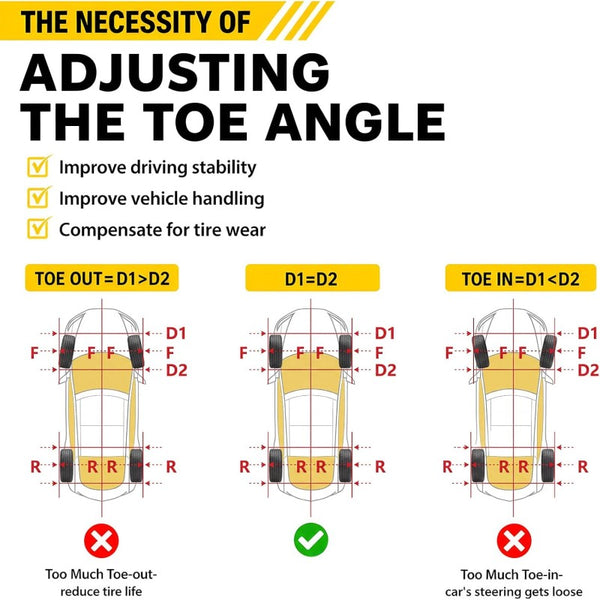 Sakerplus® Stainless Steel Wheel Alignment Kit