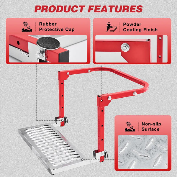 Sakerplus® Heavy Duty Folding Tire Step