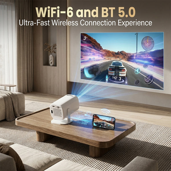 Sakerplus® Smart Rotatable Portable Mini Projector