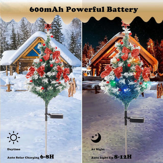 Sakerplus® Solar Christmas Tree Pathway Lights