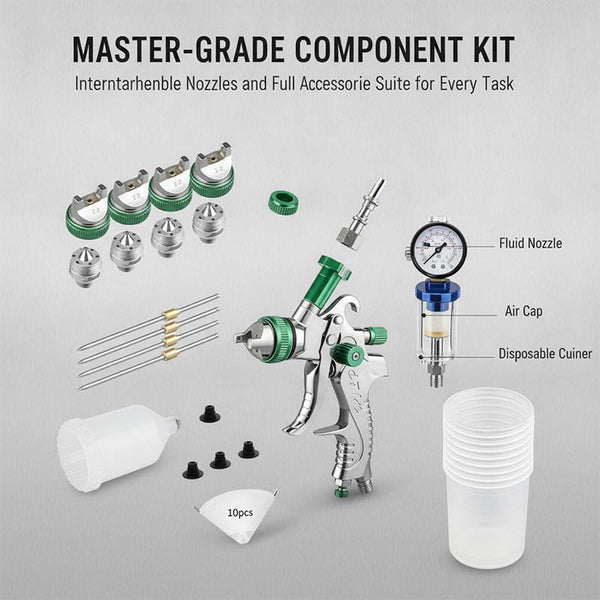 Sakerplus® HVLP Air Spray Gun Kit