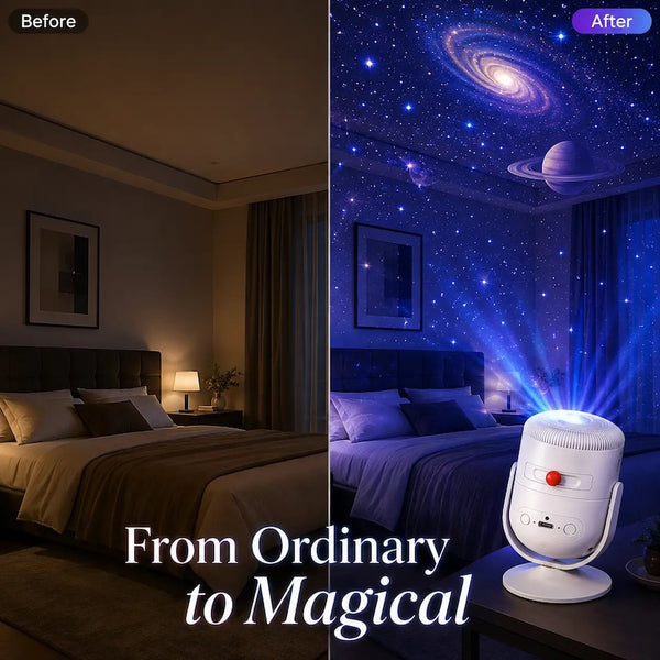 Sakerplus® Rotating Galaxy Projector With Adjustable Focus