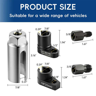 Sakerplus® Oxygen Sensor Socket Set 5PCS