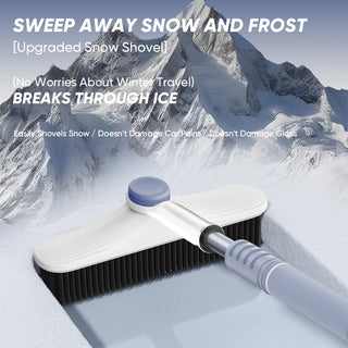 Sakerplus® 2-in-1 Snow Brush and Ice Scraper