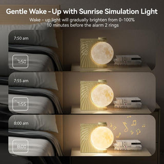 Sakerplus® Sunrise Alarm Clock Moon Lamp