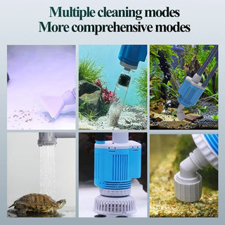 Sakerplus Electric Aquarium Gravel Cleaner with Filter