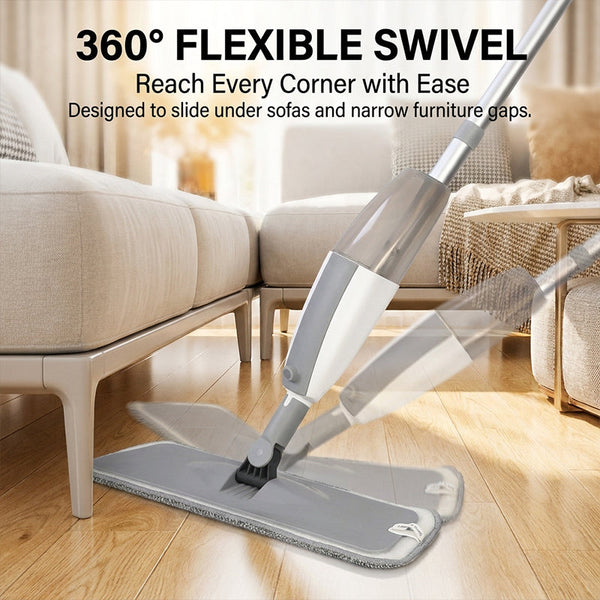 Sakerplus® Microfiber Spray Mop With Washable Pads