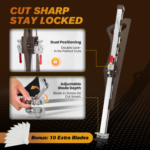 Herramienta de corte plegable para paneles de yeso Sakerplus