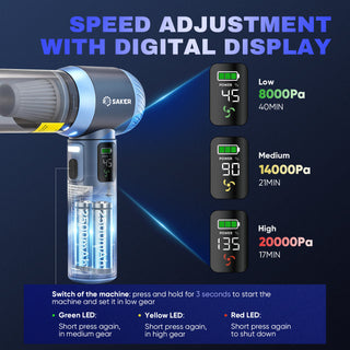 Saker 4 in 1 Handheld Car Vacuum