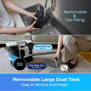 Sakerplus® Portable Upholstery Spot Carpet Cleaner Machine
