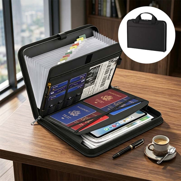 Sakerplus® Fireproof Accordion Document Organizer Folder