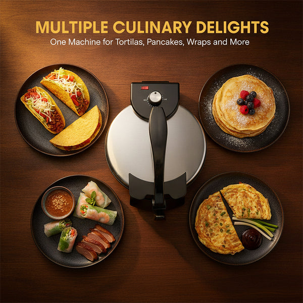 Sakerplus® Nonstick 10 Inch Electric Tortilla Maker