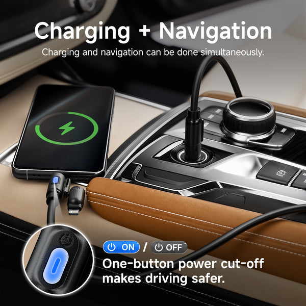 Sakerplus® 240W Tap Off Fast Charging Cable