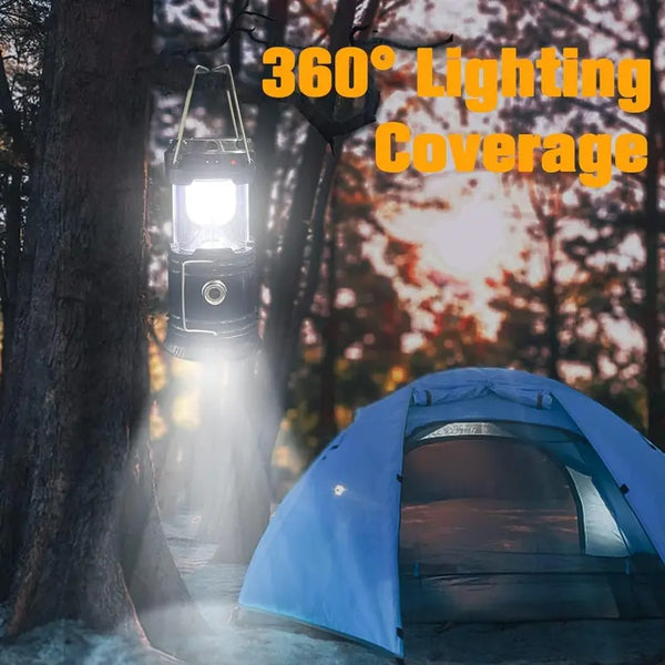 Sakerplus®  Portable Solar Rechargeable LED Lantern