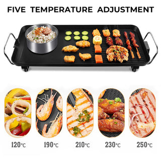 Sakerplus Stainless Steel Electric Cooking Griddle