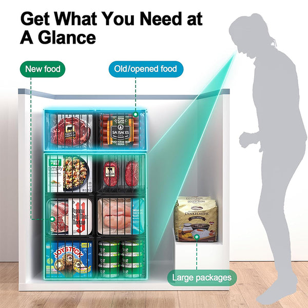 Sakerplus® Freezer Organizer Bins