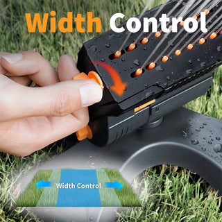 Sakerplus®  Adjustable Oscillating Sprinkler Wide Coverage