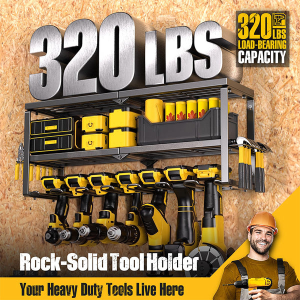 Sakerplus® Wall Mount Power Tool Organizer