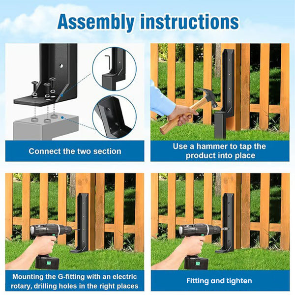 Sakerplus® Fence Post Repair Kit