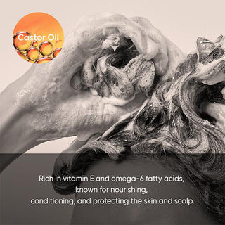 Sakerplus® Castor Oil Solid Shampoo Bar