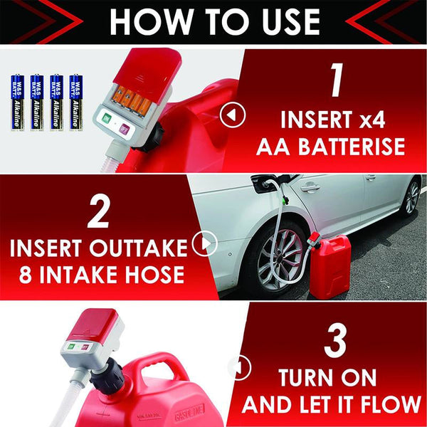 Bomba de combustible portátil Sakerplus®