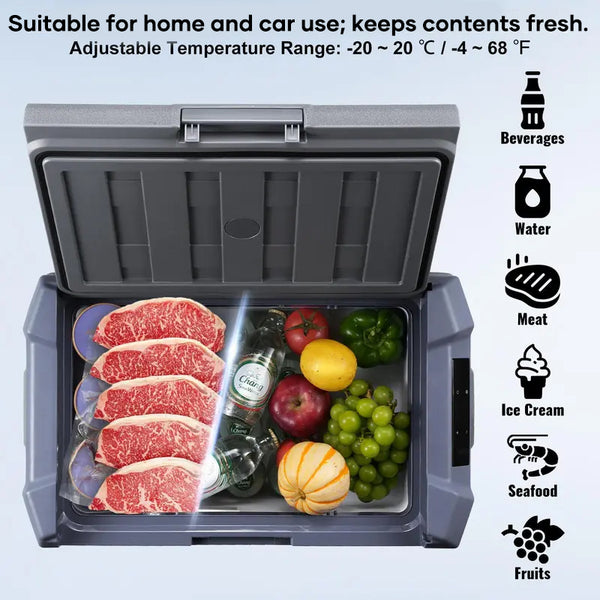 Sakerplus® Portable Car Refrigerator Freezer Cooler