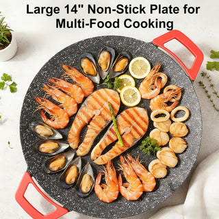 Sakerplus® Electric Smokeless Indoor Griddle Grill