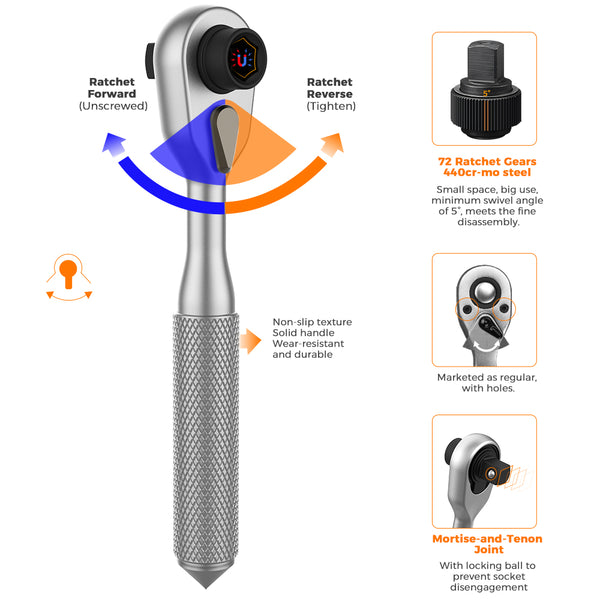 SAKER 42 in 1 Screwdriver Set Ratchet Wrench