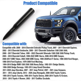 Sakerplus® Universal Short Truck Antenna Replacement