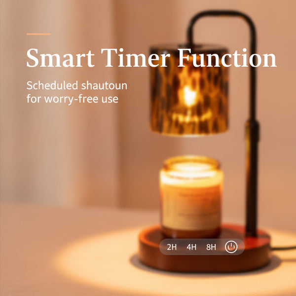 Sakerplus® Dimmable Leopard-Print Aromatherapy Candle Warmer Lamp