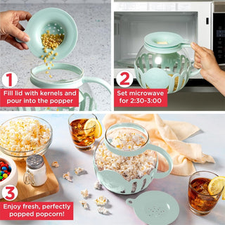 Sakerplus® Microwave Air Popper Popcorn Maker
