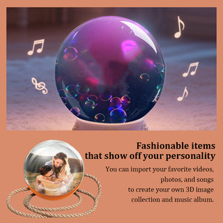 Sakerplus 3D Crystal Video Memory Sphere