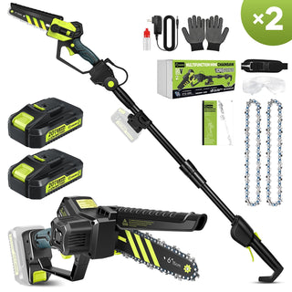 Sakerplus® Cordless Pole Saw and Mini Chainsaw