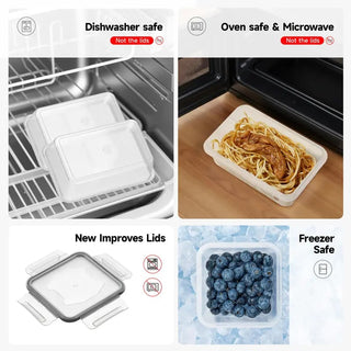 Sakerplus Essential Food Storage Container Set