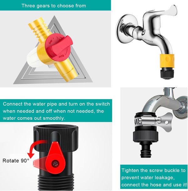 Sakerplus® 360° Spin Auto Cleaning Brush with Long Handle