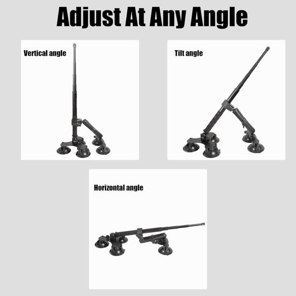 Sakerplus® Action Camera Suction Mount Kit