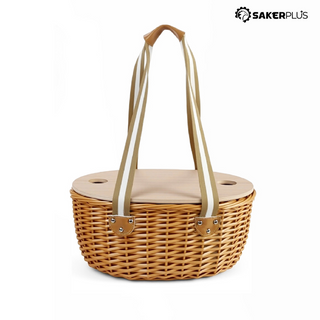 Sakerplus® Picnic Basket With Wine Table
