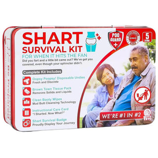 Funny Shart Survival Prank Kit – Hilarious Gag Gift for Men and Women