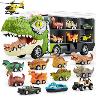 Sakerplus Dinosaur Transport Carrier Truck Set