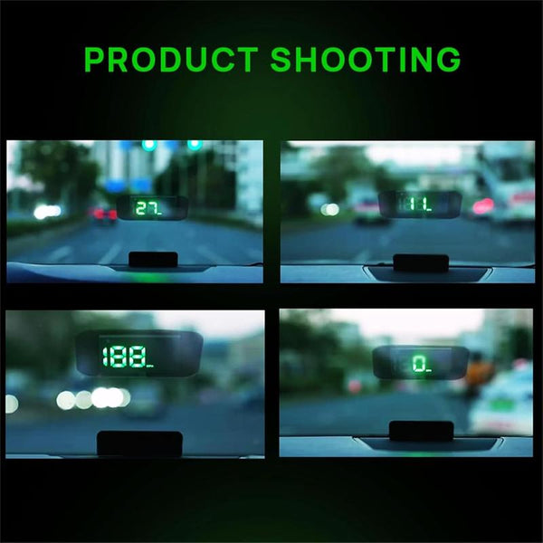 Sakerplus® - Velocímetro con pantalla de visualización frontal para automóvil