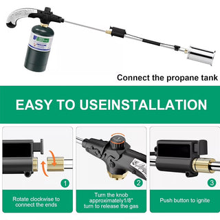 Sakerplus® Professional Propane Weed Torch Burner