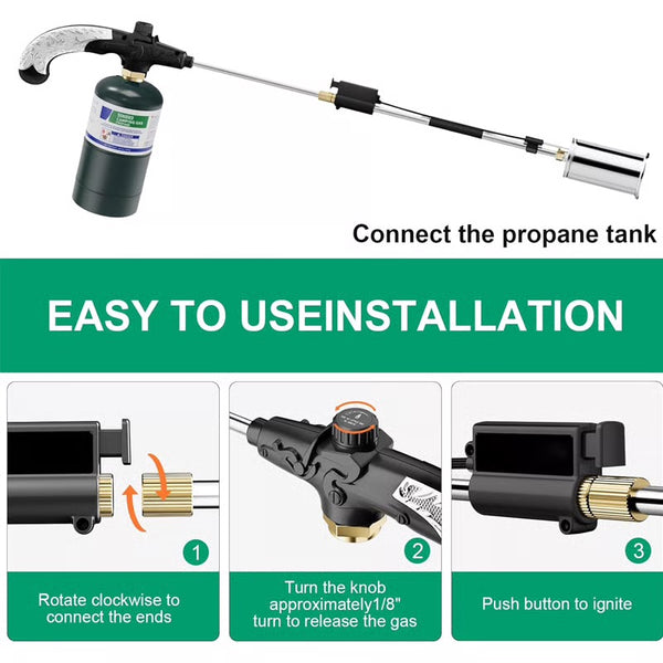 Sakerplus® Professional Propane Weed Torch Burner