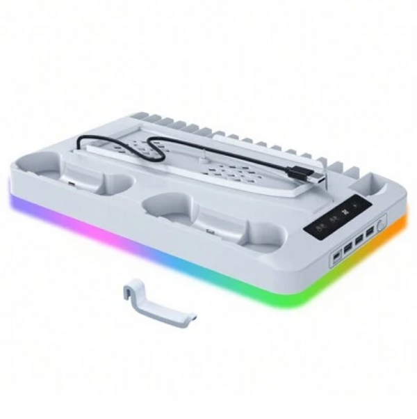 Soporte de carga y refrigeración SAKER para mando dual de PS5
