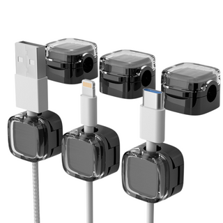 Organizador de escritorio con clips magnéticos para cables Sakerplus®